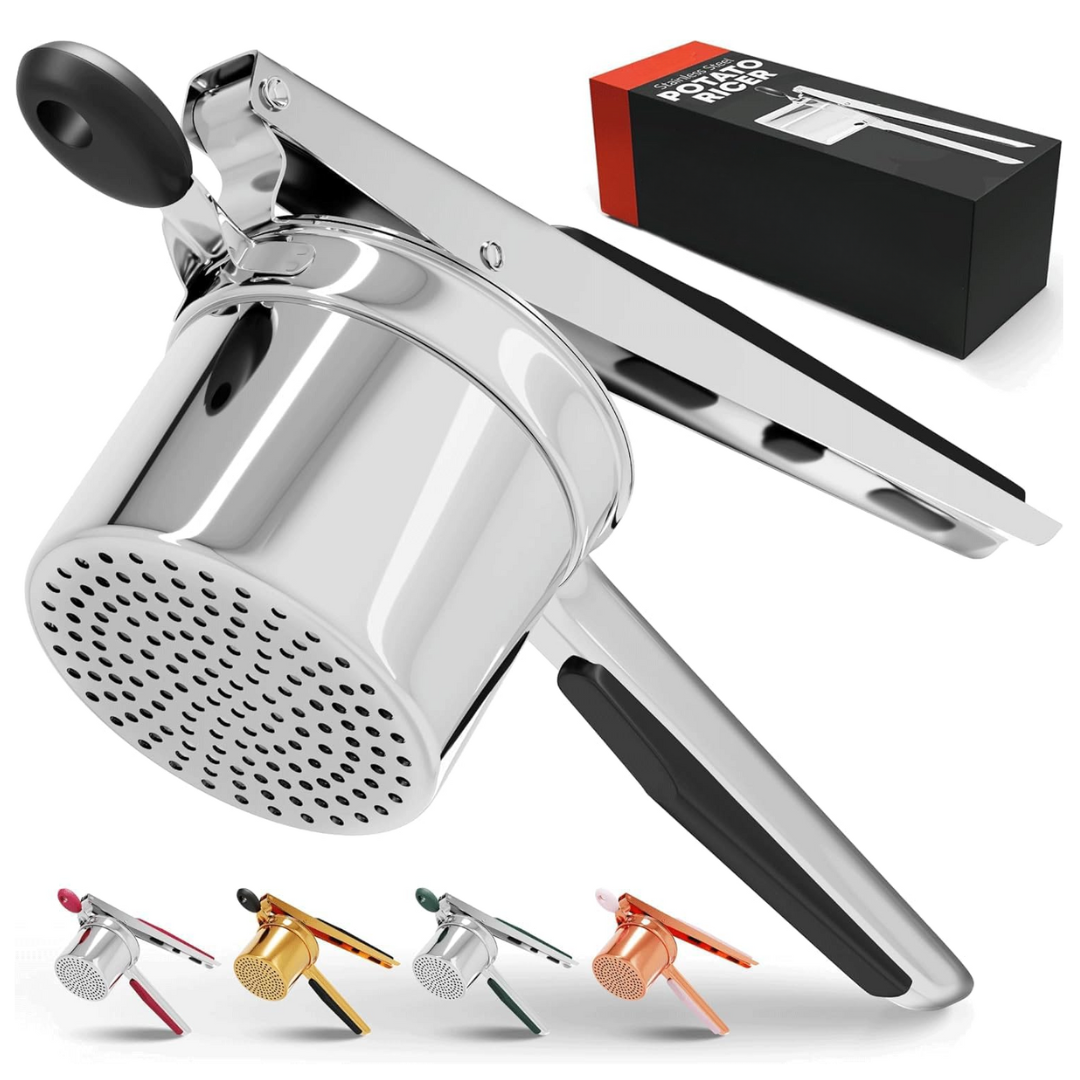 Pavo Potato Masher - Heavy Stainless Steel, 15oz Capacity 5