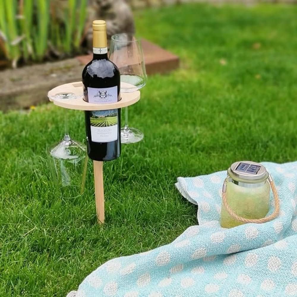 Picky Portable Picnic Table - High-Quality Wood, Compact Design 2