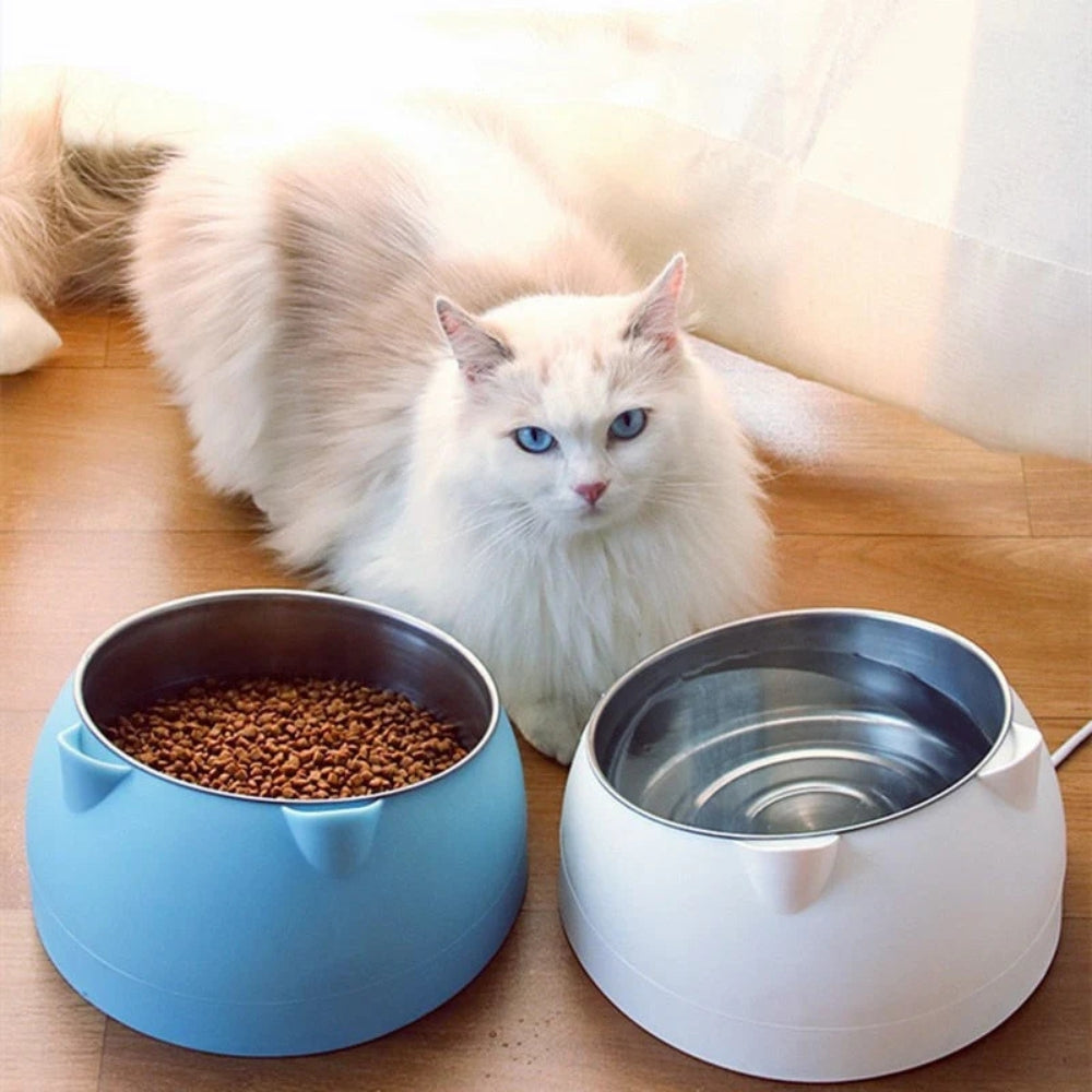 Pinnacle Elevated Pet Bowl - Stainless Steel, Tilted Design for Cats and Dogs 3