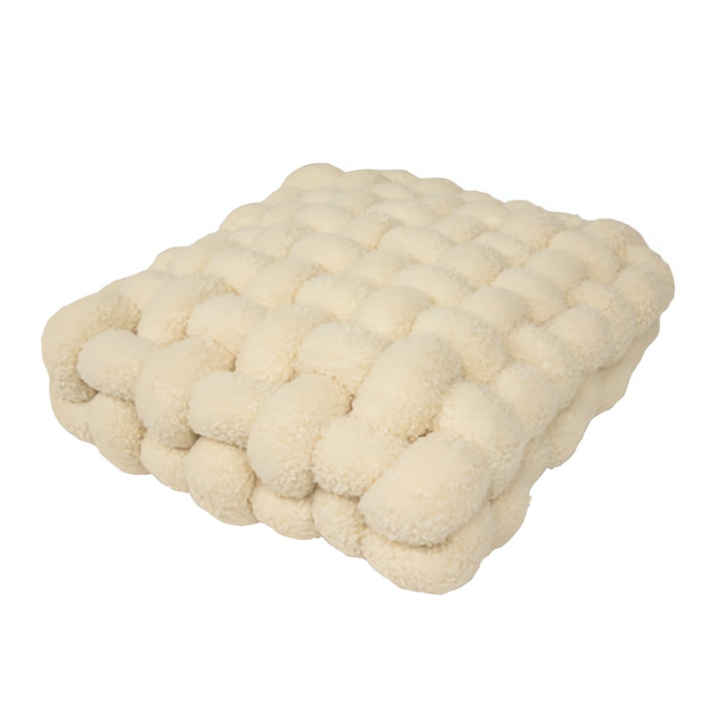 Pinnacle Knot Cushion - Soft Lamb Velvet, Cozy Design 0