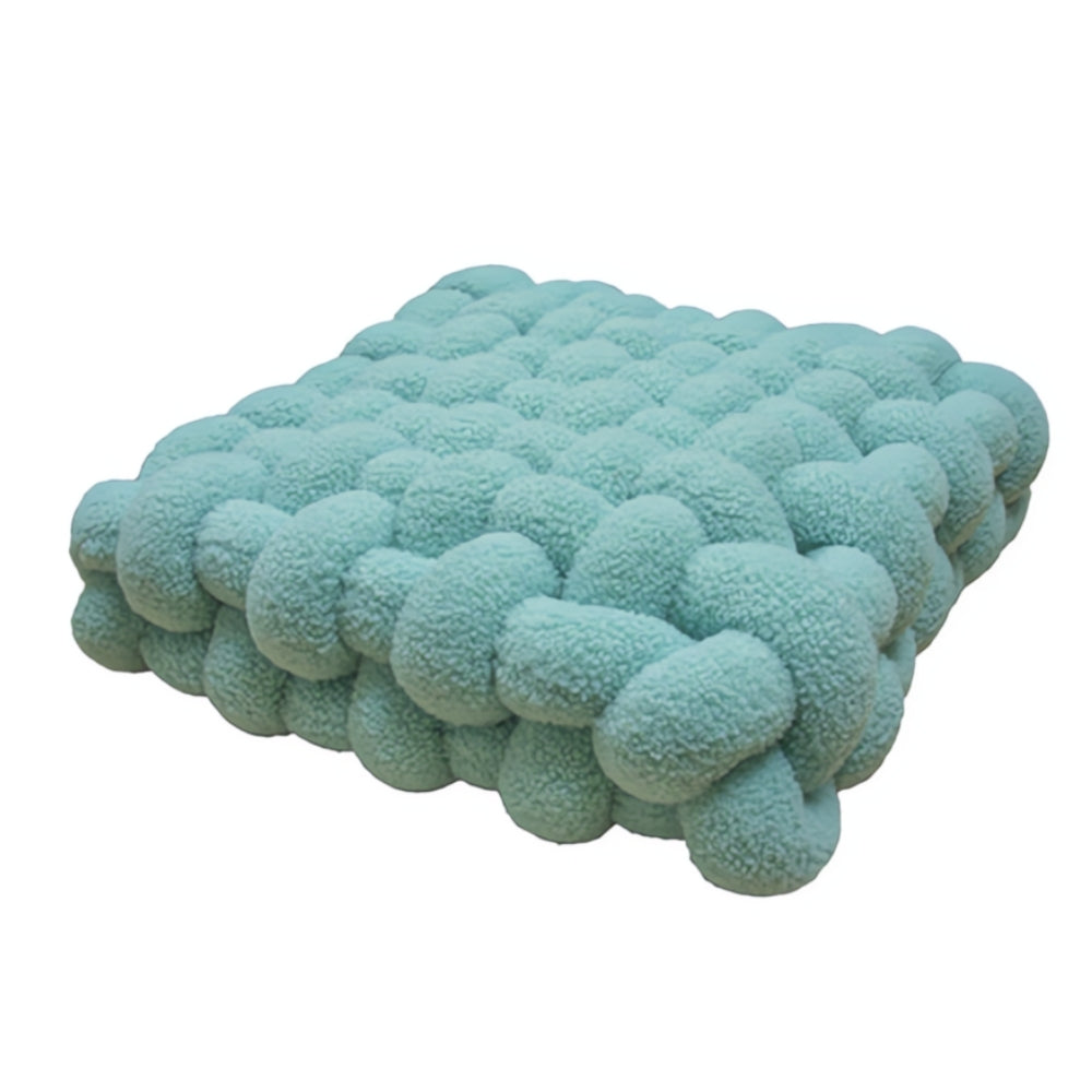 Pinnacle Knot Cushion - Soft Lamb Velvet, Cozy Design 5