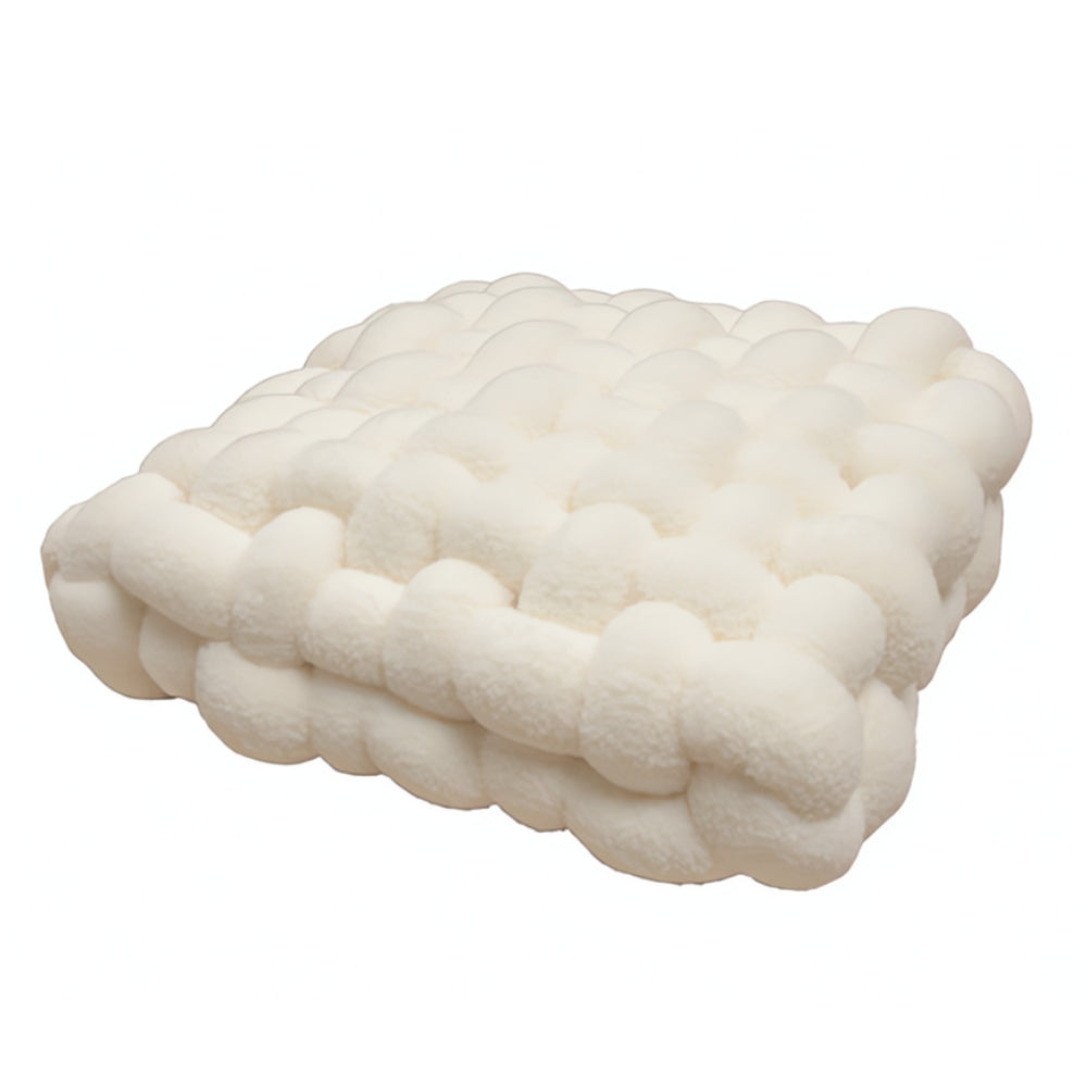 Pinnacle Knot Cushion - Soft Lamb Velvet, Cozy Design 6
