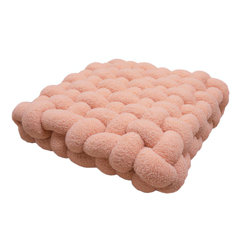 Pinnacle Knot Cushion - Soft Lamb Velvet, Cozy Design 9