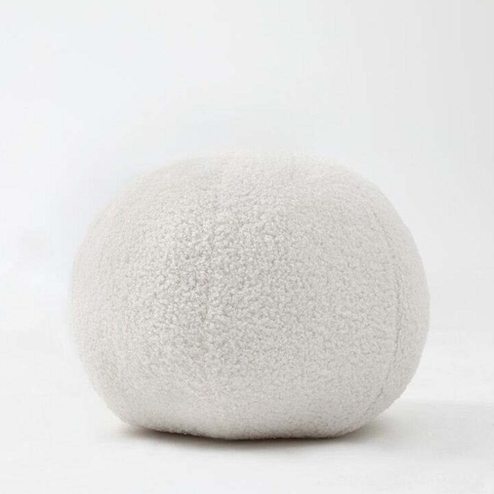 Polo Ball Cushion - Boucle Fabric, Playful Design 2