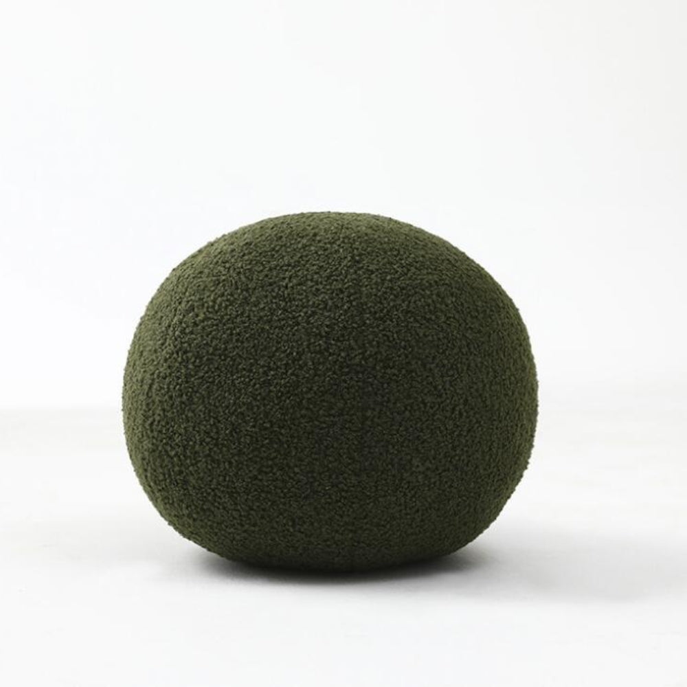 Polo Ball Cushion - Boucle Fabric, Playful Design 3