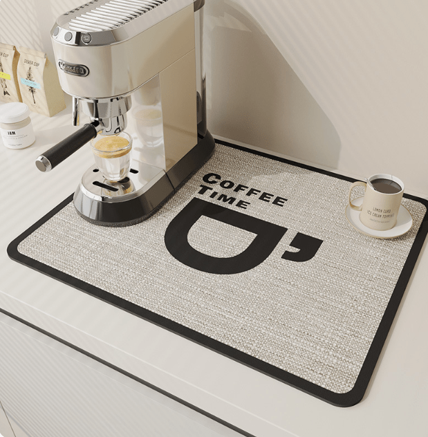 AquaMat – Quick-Dry Absorbent Kitchen Mat – Hygienic, Space-Saving Stylish