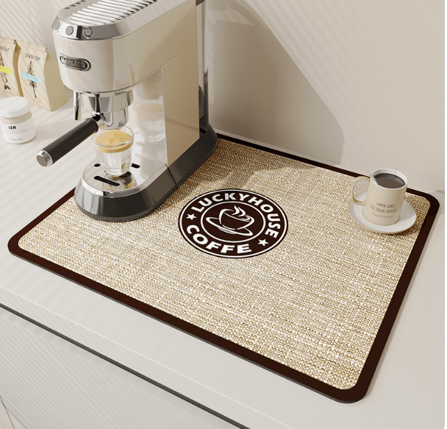 AquaMat – Quick-Dry Absorbent Kitchen Mat – Hygienic, Space-Saving Stylish