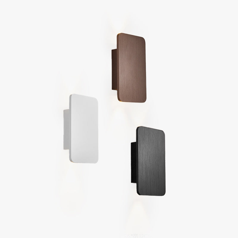Ravello Wall Sconce - Rectangular Metal, Warm White LED 1