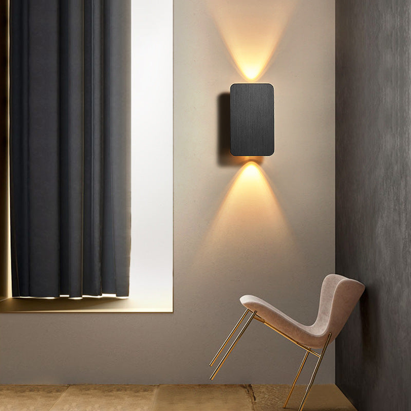 Ravello Wall Sconce - Rectangular Metal, Warm White LED 4