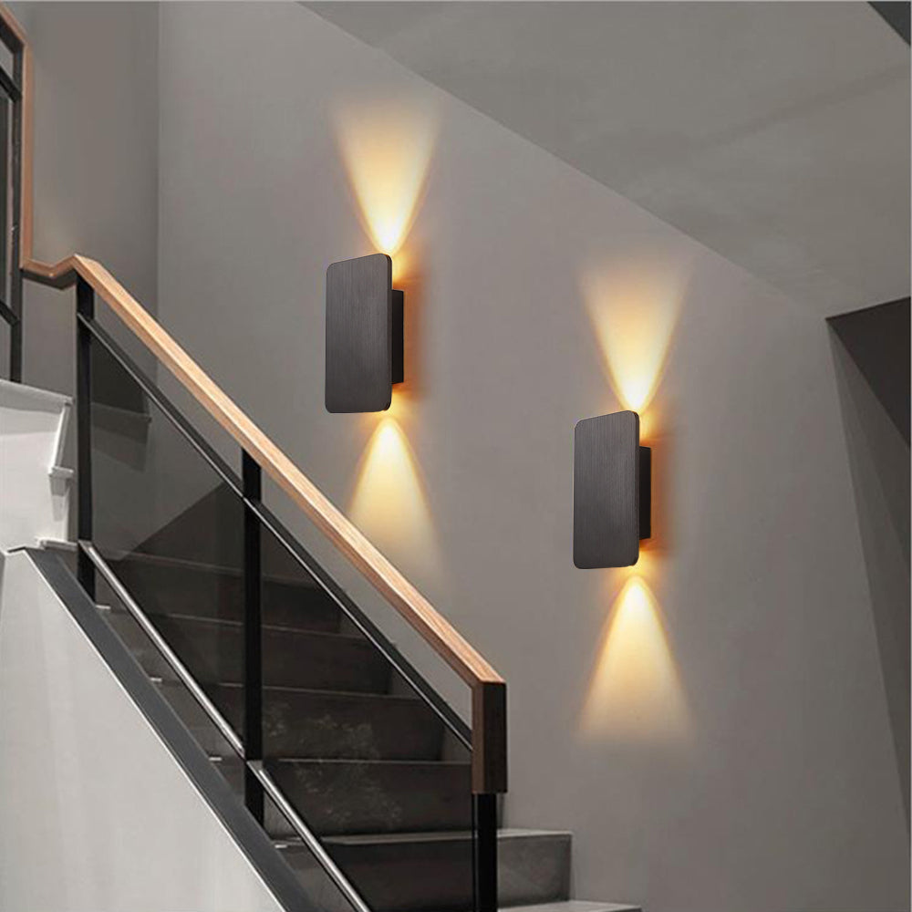 Ravello Wall Sconce - Rectangular Metal, Warm White LED 7