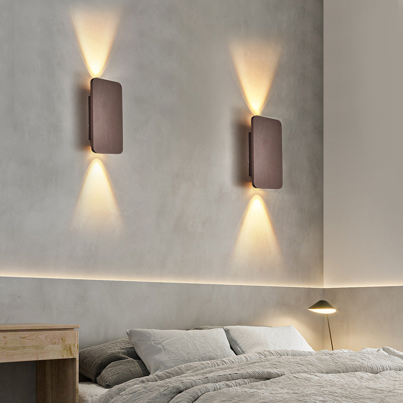 Ravello Wall Sconce - Rectangular Metal, Warm White LED 8