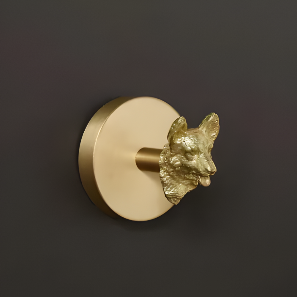 Raven Coat Hook - Decorative Copper, Animal Design Wall Hook 32