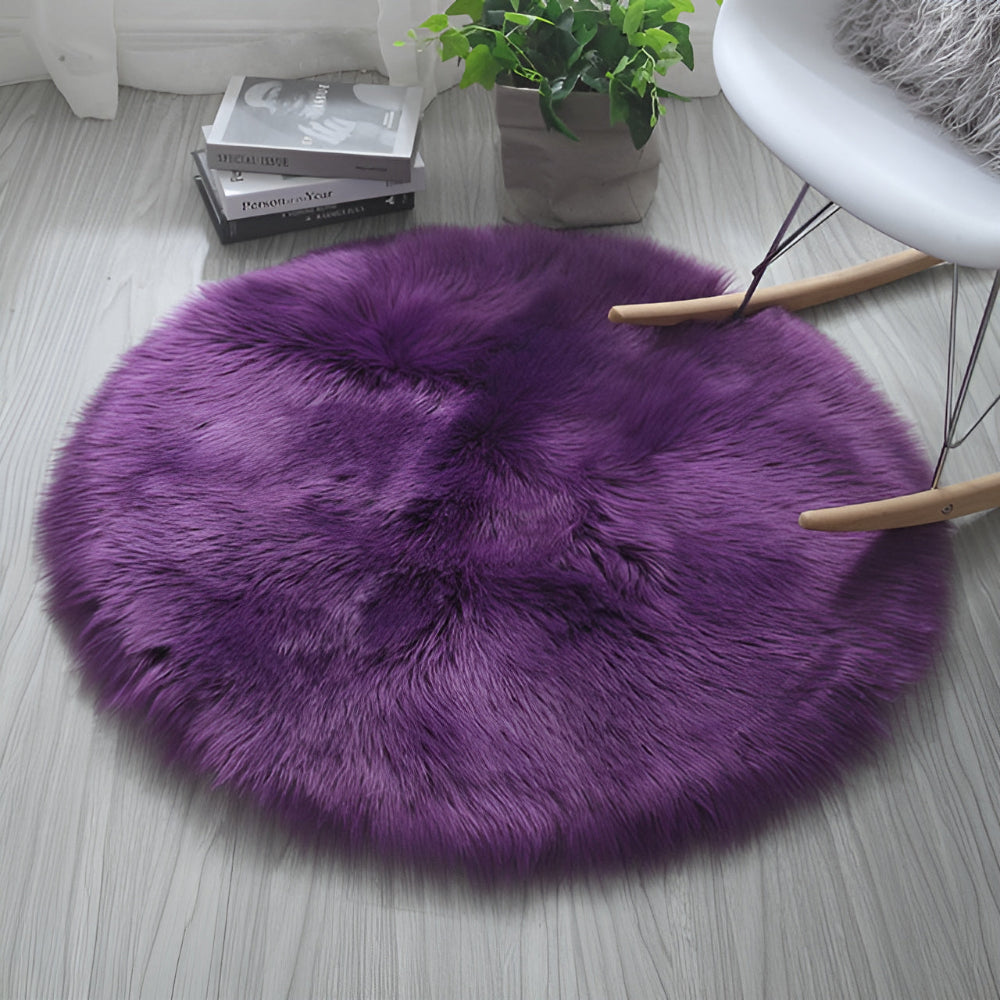 Raven Plush Area Rug - High-Density Velvet, Non-Slip 10