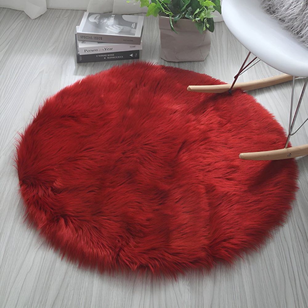 Raven Plush Area Rug - High-Density Velvet, Non-Slip 11