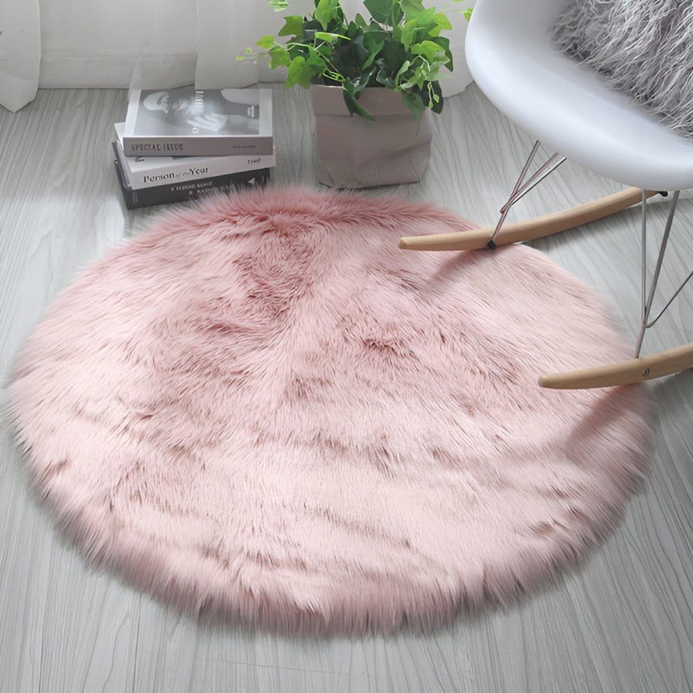 Raven Plush Area Rug - High-Density Velvet, Non-Slip 9