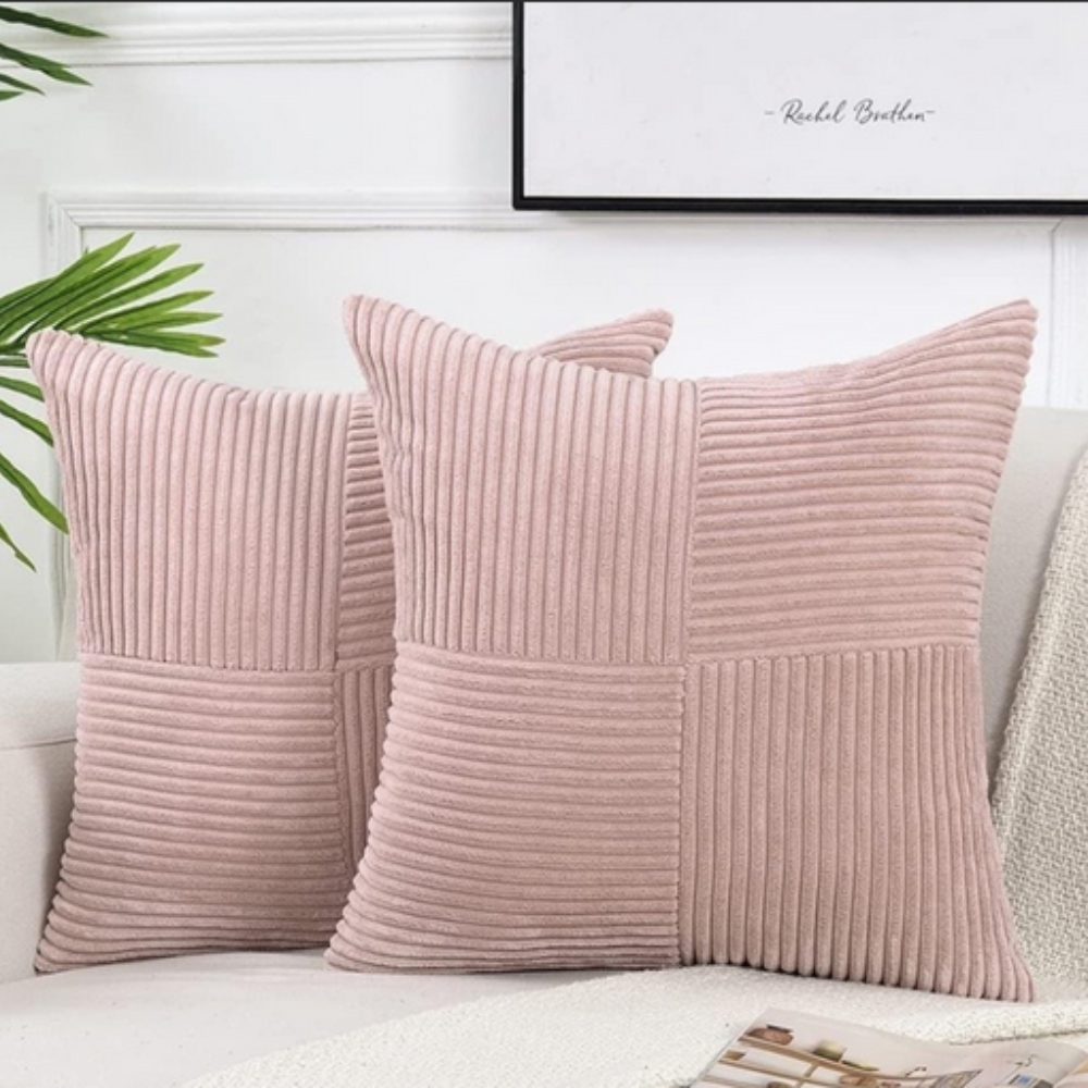 Raven Sofa Cushion Covers - Soft Corduroy, Rustic Charm 12