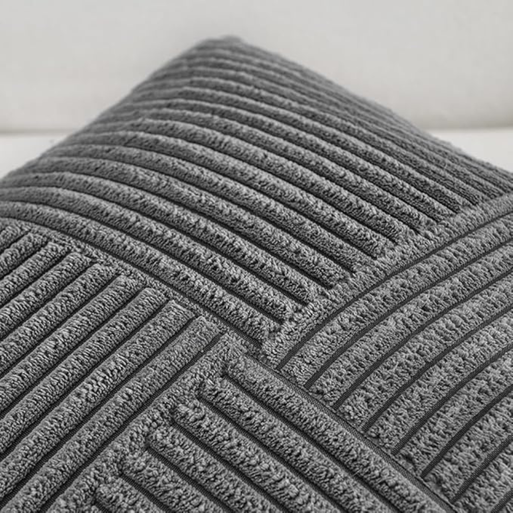 Raven Sofa Cushion Covers - Soft Corduroy, Rustic Charm 5