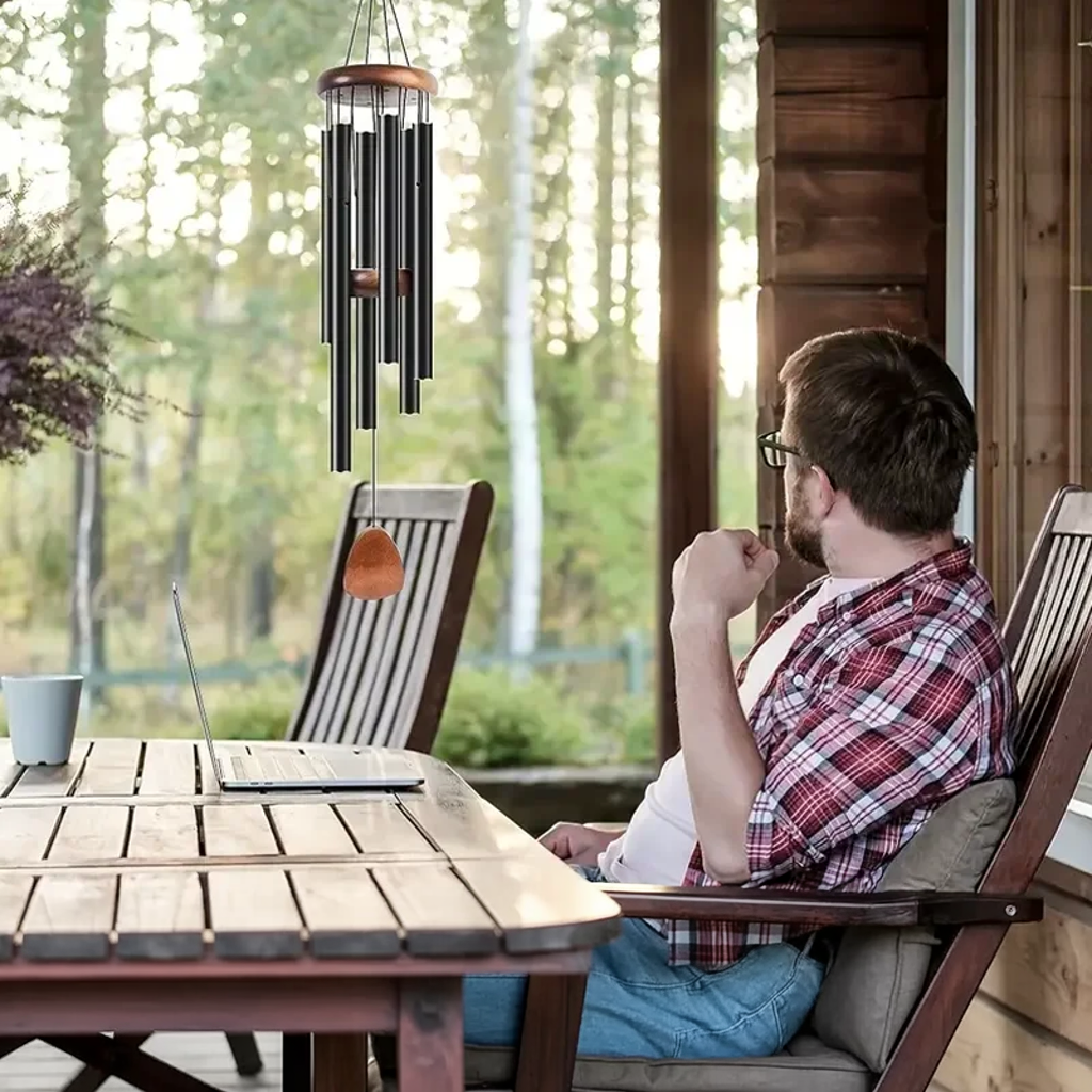 Ravenna Wind Chime - Elegant Metal Design, Soothing Melodies 6