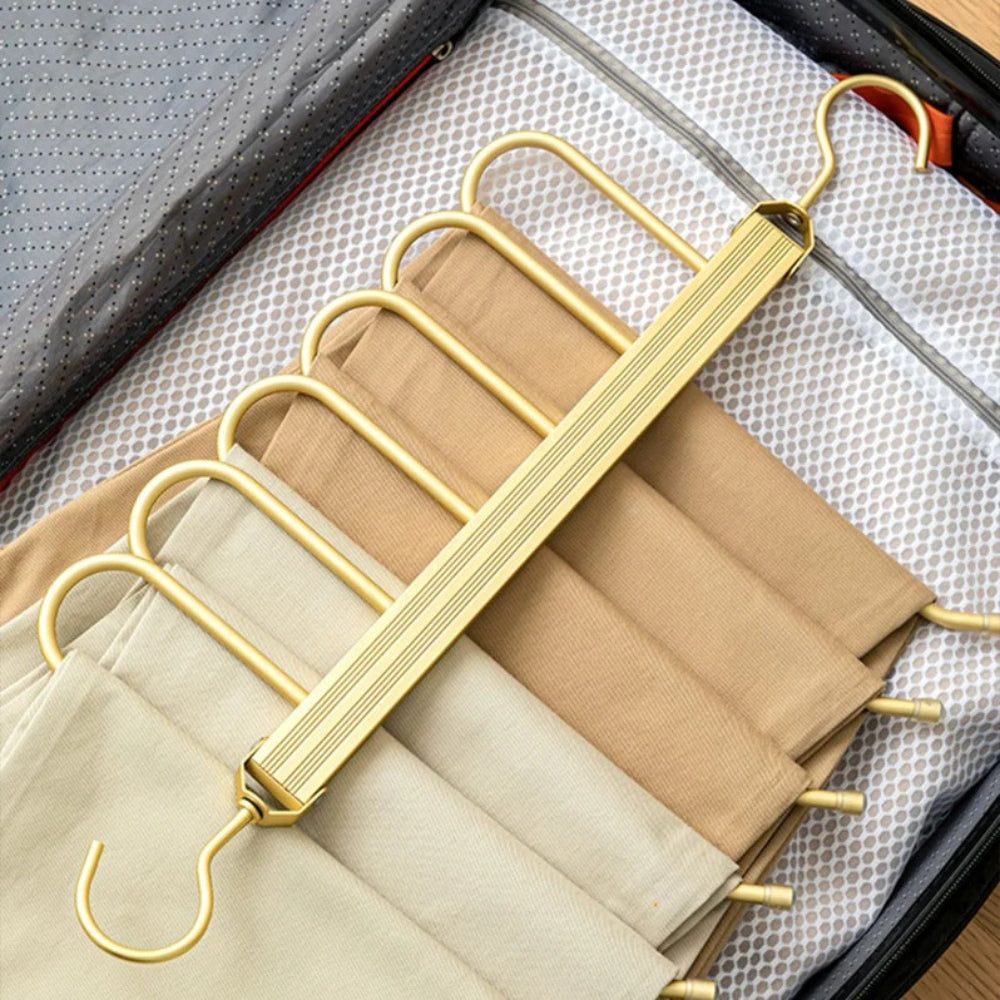 Regal Pant Hanger - Space-Saving Aluminium Alloy, 360° Rotating Design 6