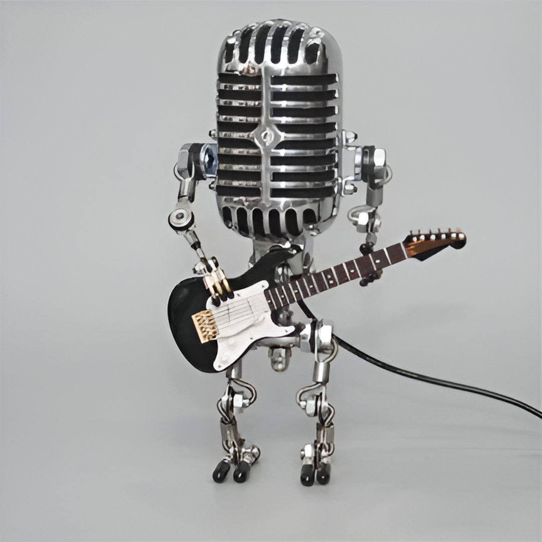 Rexon Robot Table Lamp - Metal LED, Creative Design for Bedside or Desk 0