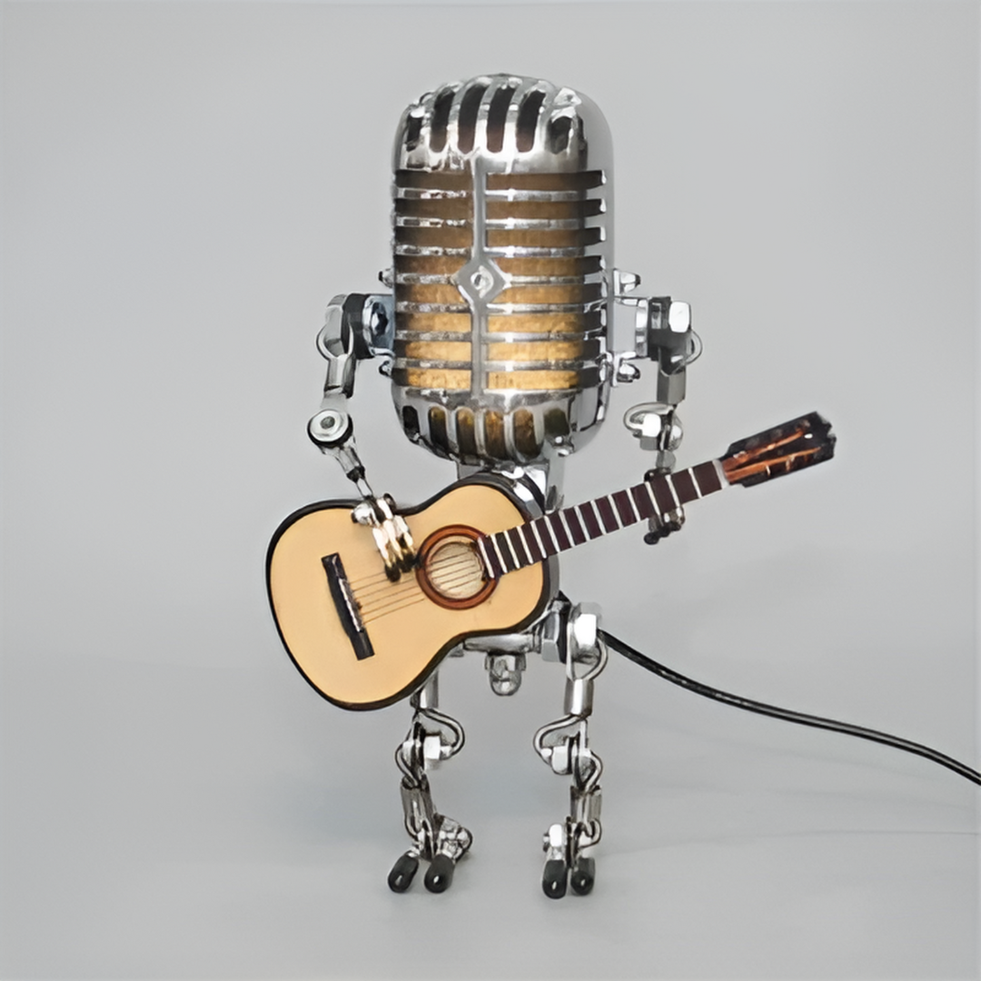 Rexon Robot Table Lamp - Metal LED, Creative Design for Bedside or Desk 2