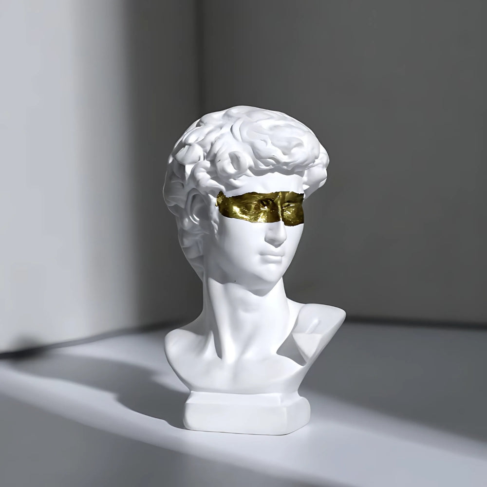 Riven David Sculpture - Durable Resin, Renaissance-Inspired Art 6