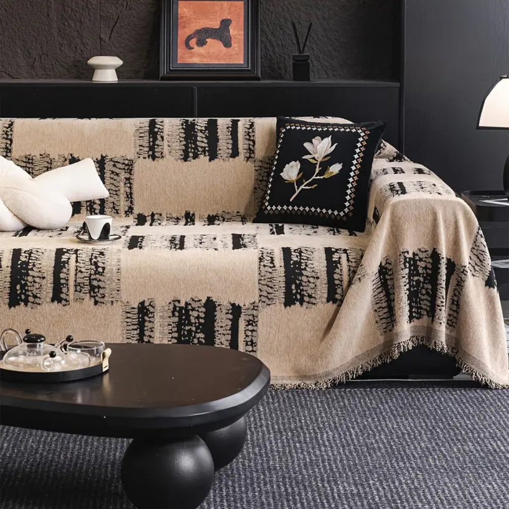 Rustik Sofa Cover - Chenille, Non-Slip Minimalist Design 4