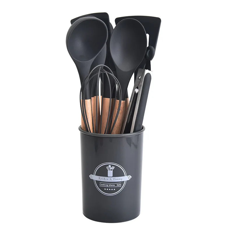 CookEase – Silicone Kitchen Utensil Set – Complete Cooking Essentials