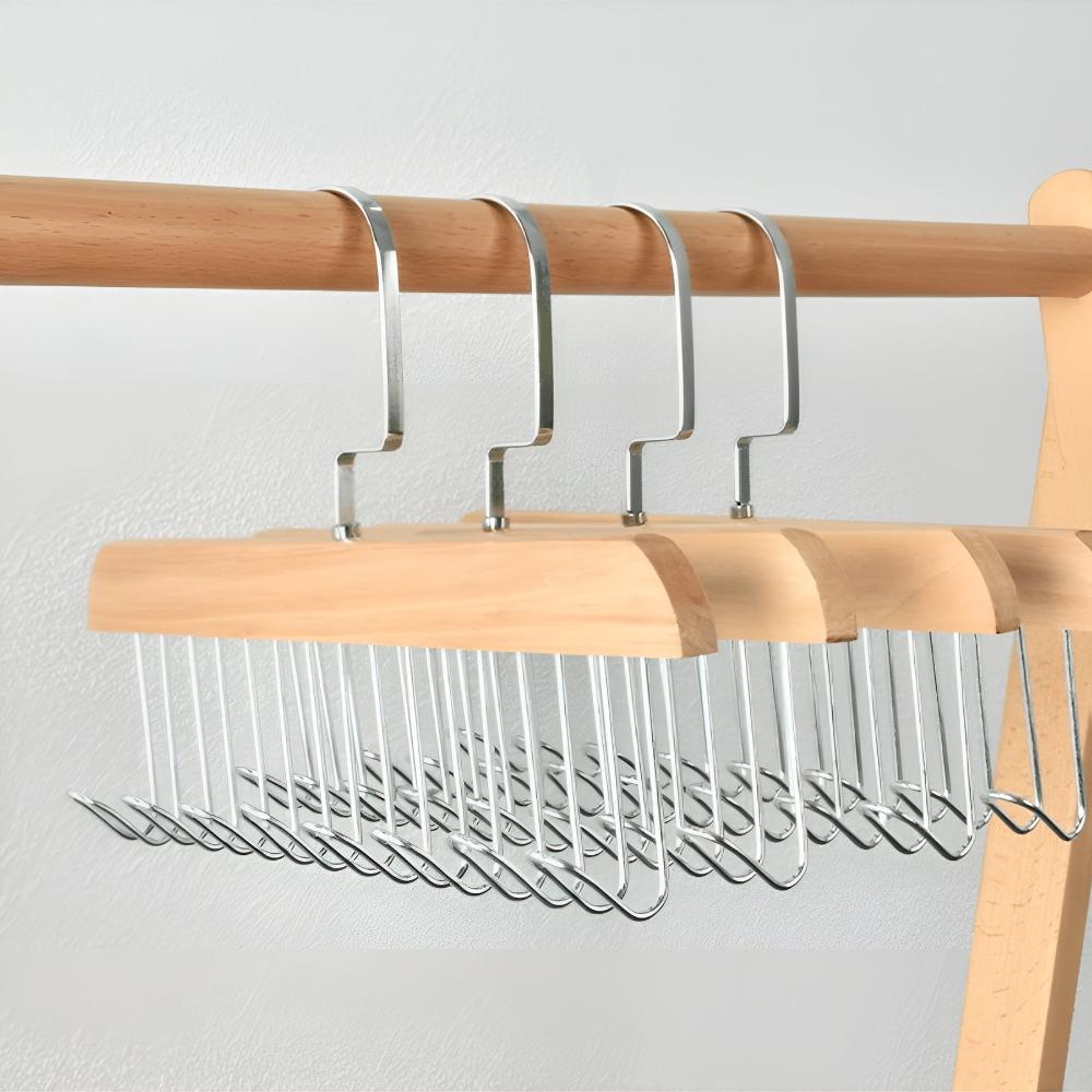 Sable 360 Organizer Rack - Wood Finish, Rotating Space Saver 0