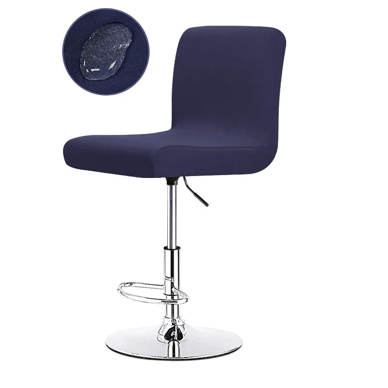 Sable Bar Stool Cover - Universal Stretch Fabric, Elegant Design 13