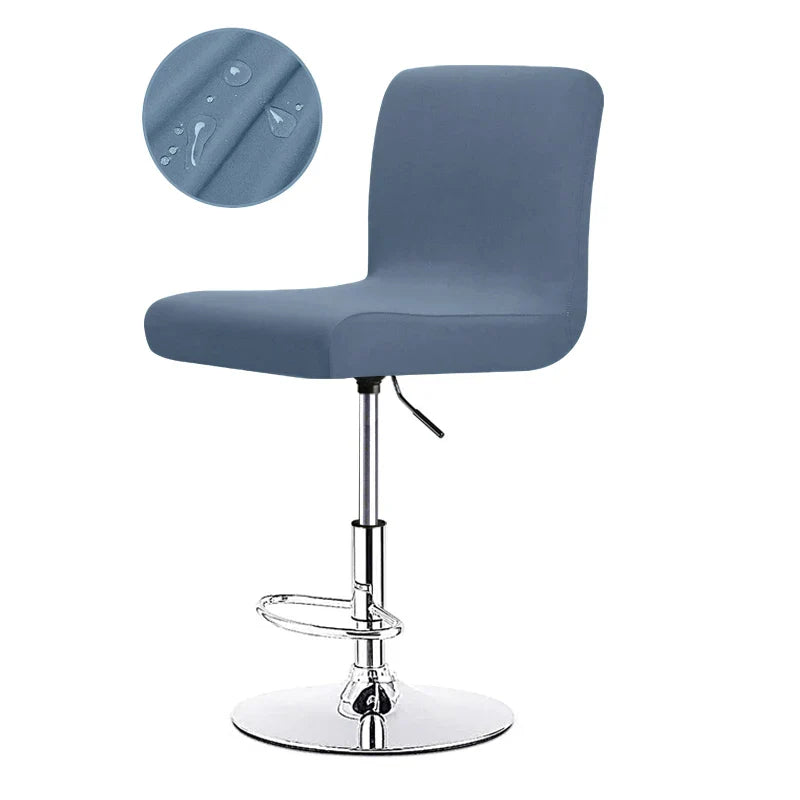 Sable Bar Stool Cover - Universal Stretch Fabric, Elegant Design 14