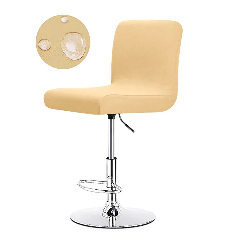 Sable Bar Stool Cover - Universal Stretch Fabric, Elegant Design 8