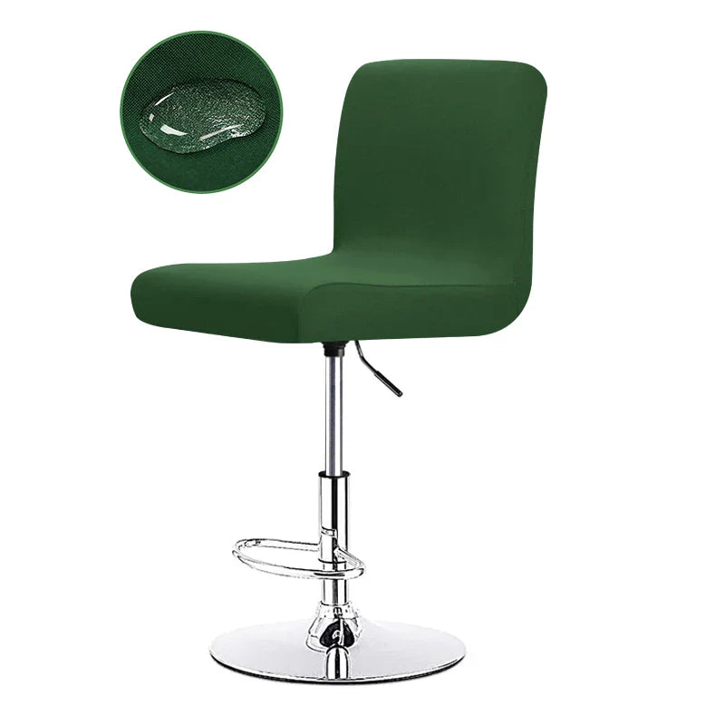 Sable Bar Stool Cover - Universal Stretch Fabric, Elegant Design 9