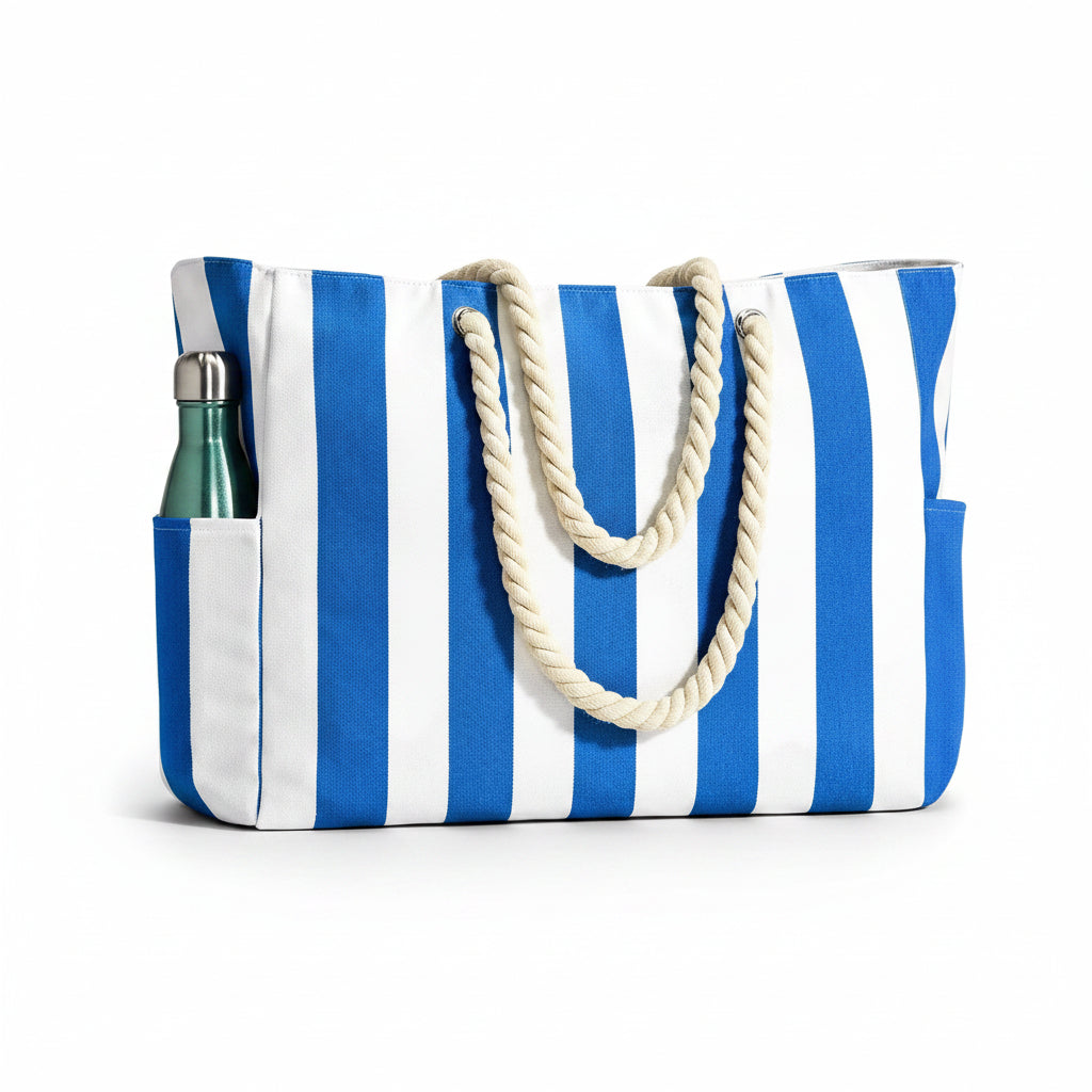 Sable Beach Bag - Large Waterproof Polyester Tote, Spacious Design for Women 9