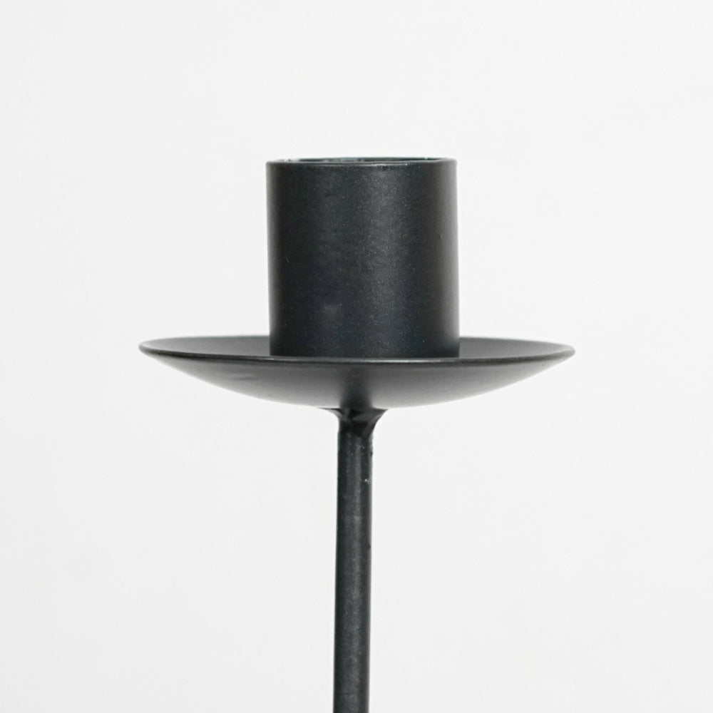 Sable Candle Holder - Sculpted Iron, Vintage Elegance 5