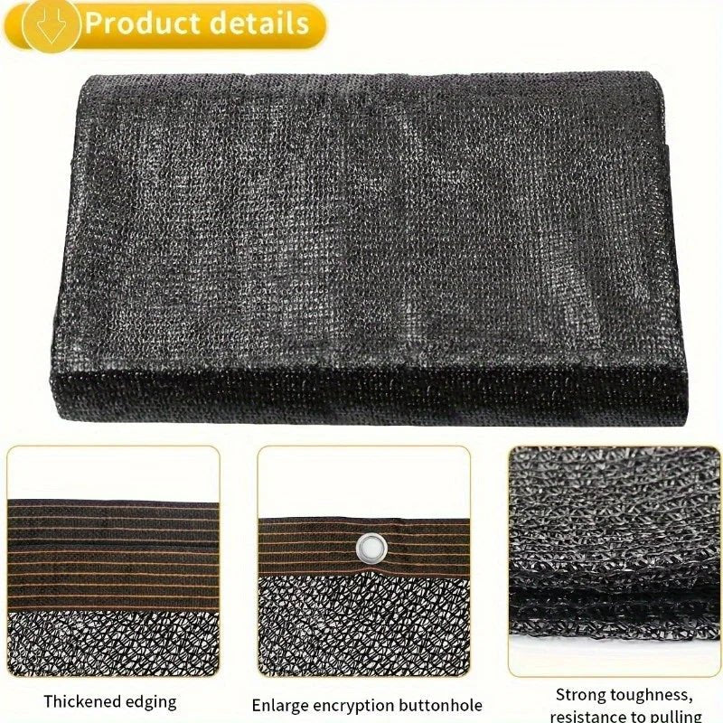Sable Shade Cloth - UV-Resistant Garden Shade Fabric, Reinforced Corners 6