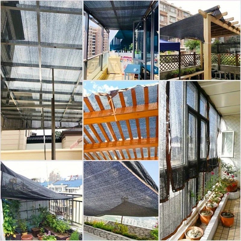 Sable Shade Cloth - UV-Resistant Garden Shade Fabric, Reinforced Corners 7