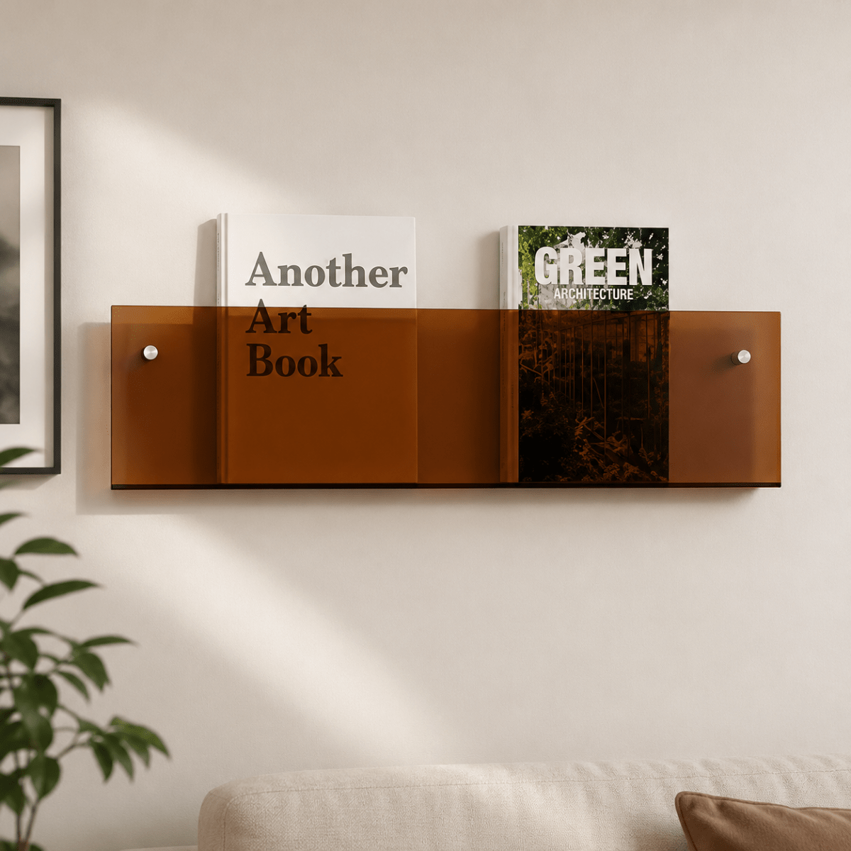 Sable Wall Magazine Holder - Elegant Minimalist Design, Space-Saving Storage 1