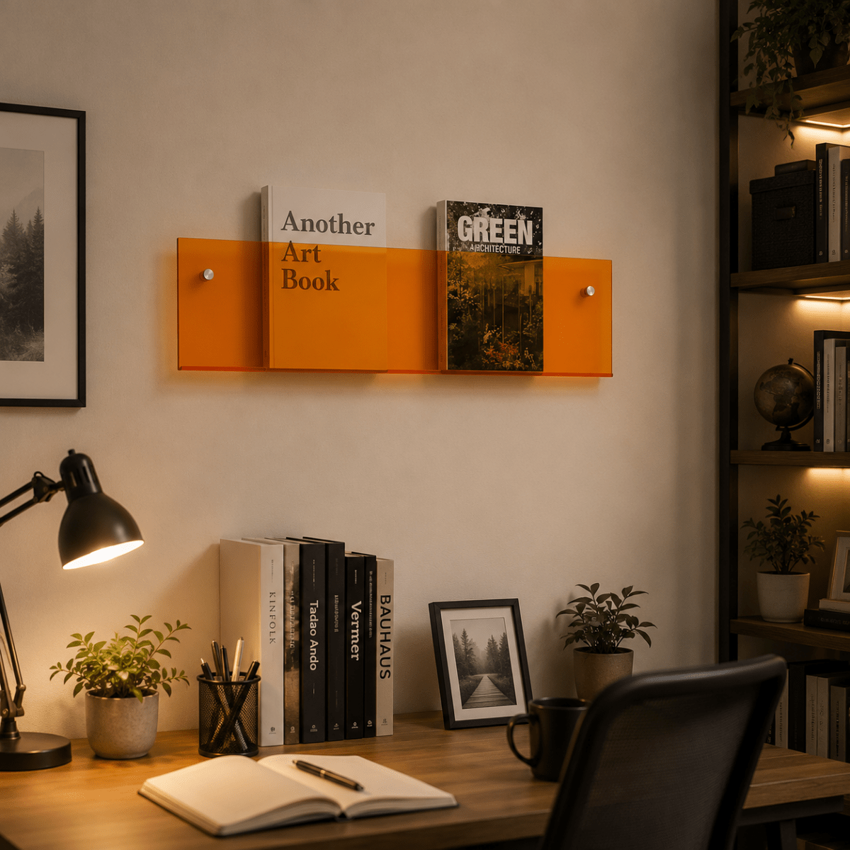 Sable Wall Magazine Holder - Elegant Minimalist Design, Space-Saving Storage 5