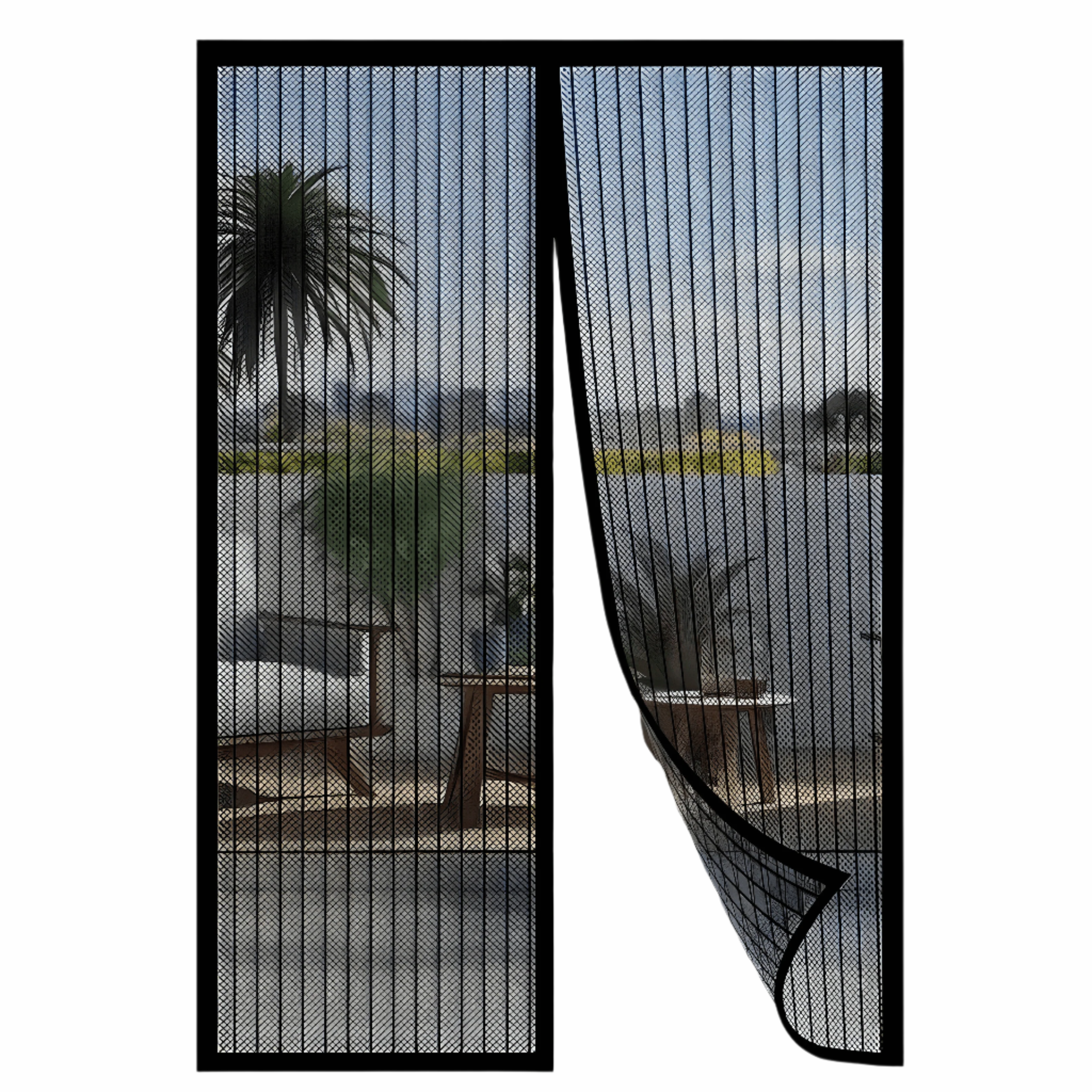 Sela Door Net Screen - Self-Closing, Pet-Friendly Mosquito Net for Doors 1
