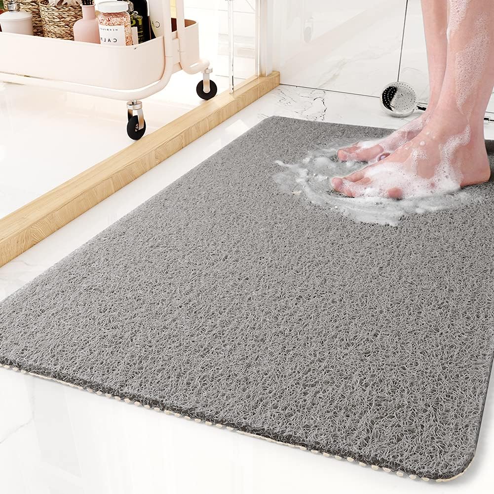Serene Shower Mat Non Slip - Microban Fabric, Soft Texture 0