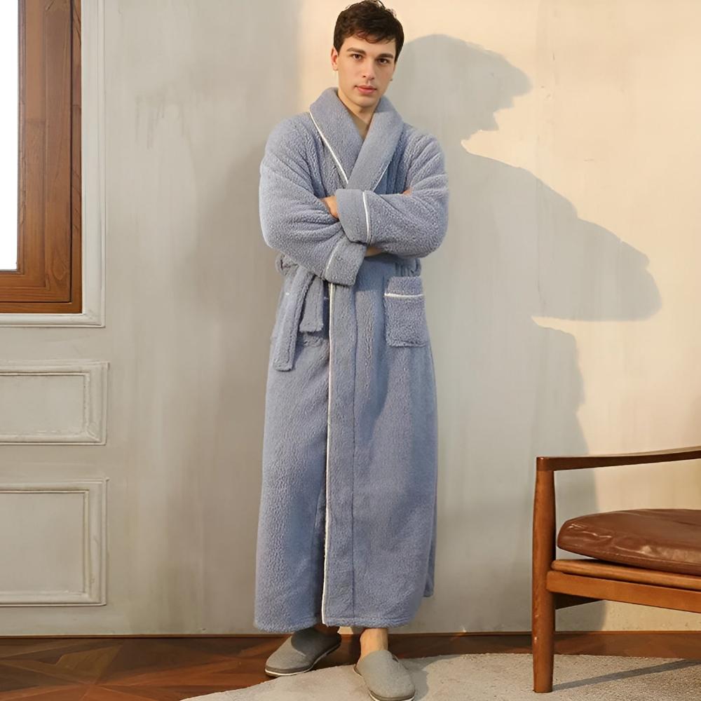 Sierra Bathrobe - Coral Fleece, Unisex Comfort 7