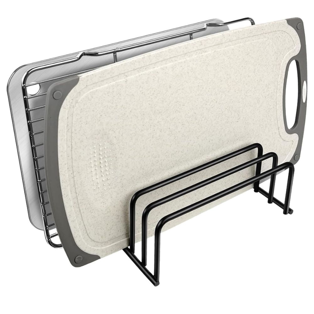 Sierra Kitchen Drawer Organizer - Steel, Matte Black, Compact Pantry Storage 2
