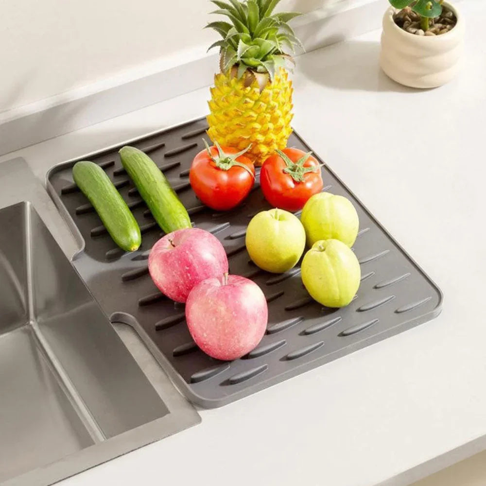 Silicool Dish Drying Mat - Heat-Resistant Silicone, Non-Slip Design 3