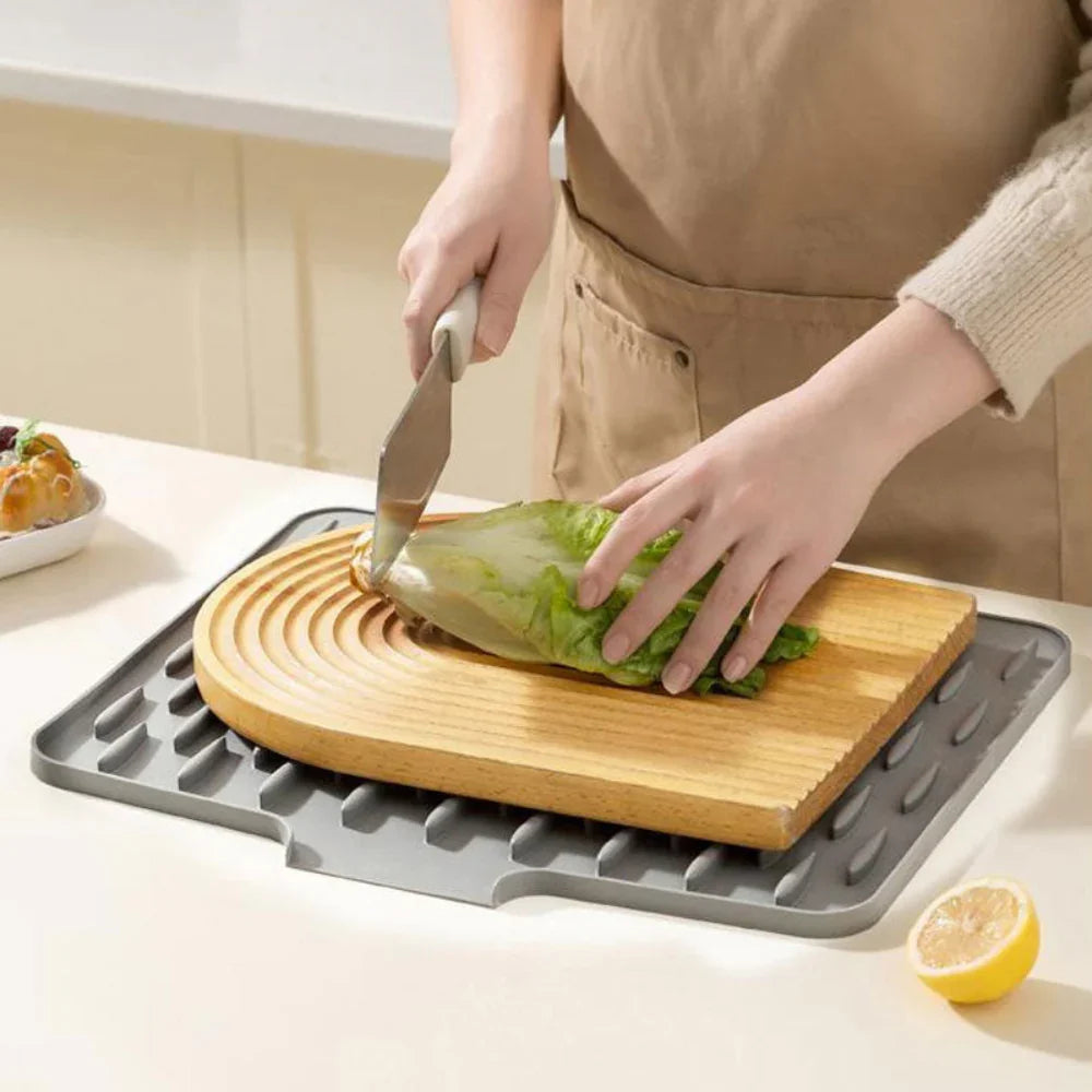 Silicool Dish Drying Mat - Heat-Resistant Silicone, Non-Slip Design 4