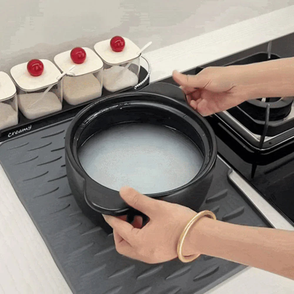 Silicool Dish Drying Mat - Heat-Resistant Silicone, Non-Slip Design 5