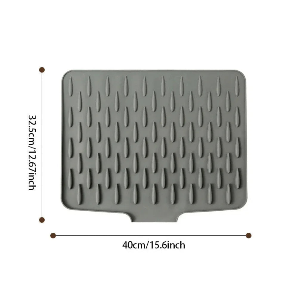 Silicool Dish Drying Mat - Heat-Resistant Silicone, Non-Slip Design 8