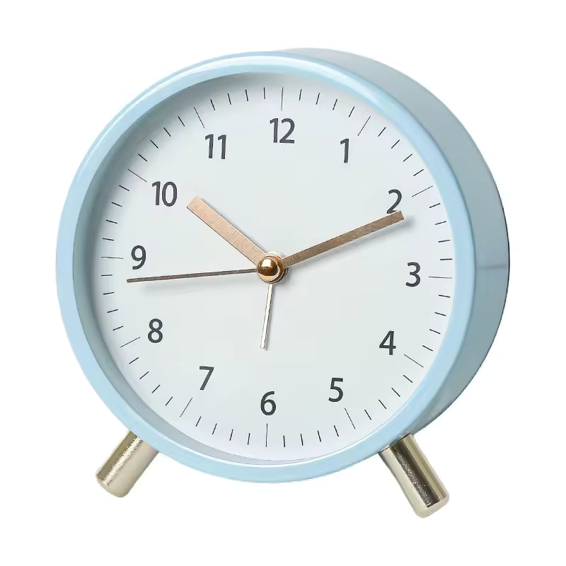 Silva Table Clock - Silent Scandinavian Design, Compact Desk Clock 0
