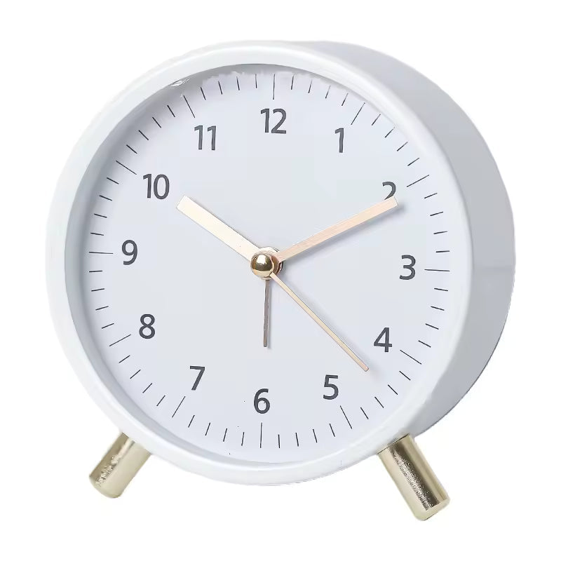 Silva Table Clock - Silent Scandinavian Design, Compact Desk Clock 1
