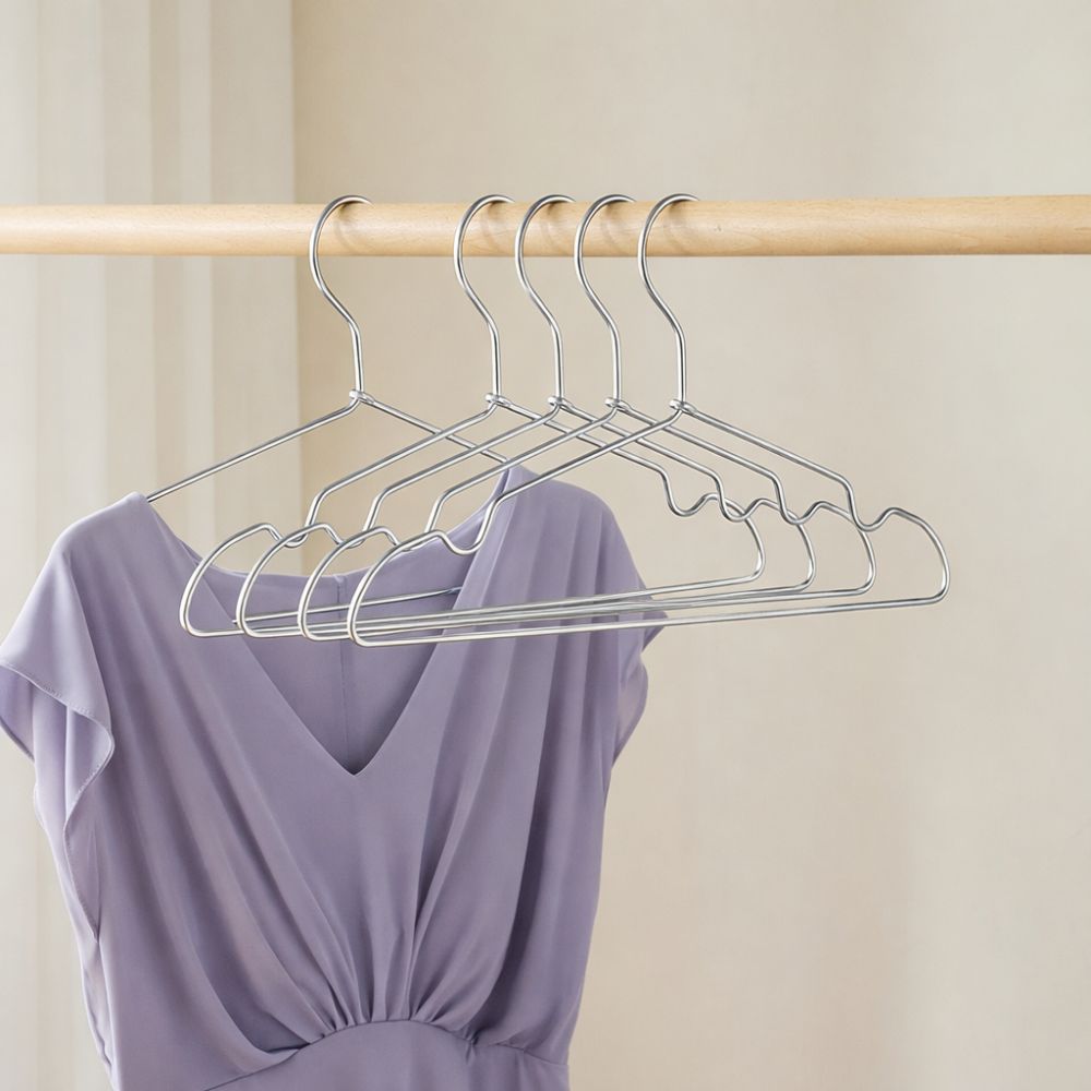 SleekLine Clothes Hangers - Durable Aluminum, Space Saving 12-Piece Set 2